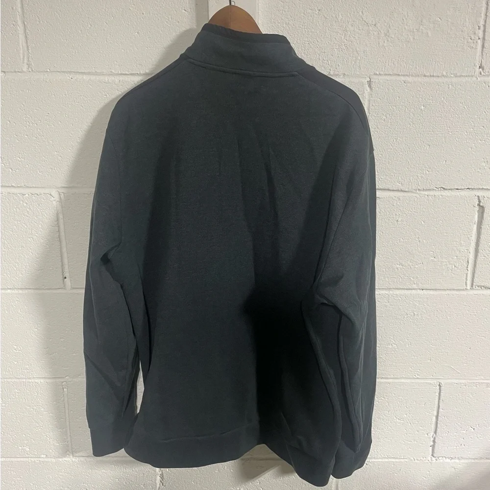 Calvin Klein Black Full Zip Up Lightweight Active Jacket Sz XL
